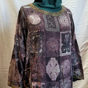 Celtic Pullover tunic silk